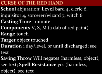 Curse of the Red Hand